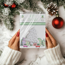 クリスマスクッキーカードパーソナライズされた、ギフトカード