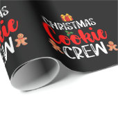 クリスマスクッキークルーズファミリーパジャマクリスマスホリデー ラッピングペーパー (ロールコーナー)