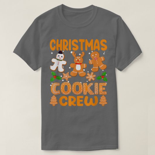 クリスマスクッキークルーベーキングチーム新しいクリスマスベーカーズ Tシャツ (デザイン正面)