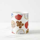 クリスマスクッキージンジャーブレッドレディカスタムー コーヒーマグカップ (中央)