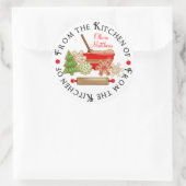 クリスマスクッキースワップシール ラウンドシール (バッグ)