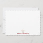 クリスマスクッキースワップパーティの招待状 招待状 (裏面)