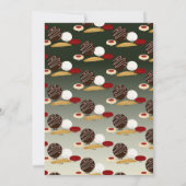 クリスマスクッキースワップパーティーホリデー招待状 招待状 (裏面)