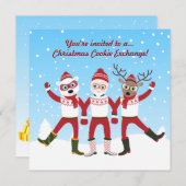 クリスマスクッキースワップパーティー招待状 招待状 (正面/裏面)