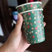 クリスマスクッキーズホリデーズクッキーベーキングパーティー 紙コップ