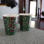 クリスマスクッキーズホリデーズクッキーベーキングパーティー 紙コップ