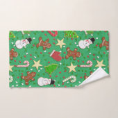 クリスマスクッキータオルセット バスタオルセット (ハンドタオル)