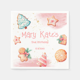 クリスマスクッキーツスイーツ スタンダードカクテルナプキン