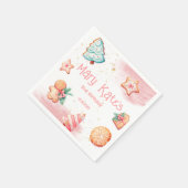 クリスマスクッキーツスイーツ スタンダードカクテルナプキン (角)