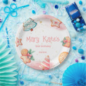 クリスマスクッキーツスイーツ ペーパープレート (パーティー)