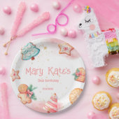 クリスマスクッキーツスイーツ ペーパープレート (パーティー)