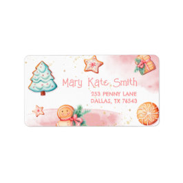 クリスマスクッキーツスイーツ ラベル