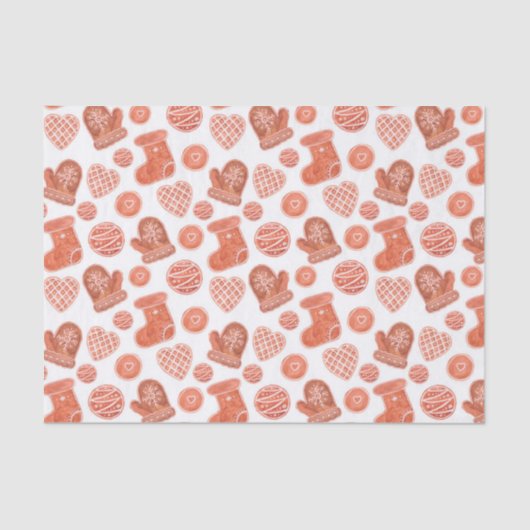 クリスマスクッキーティッシュペーパー 薄葉紙 (正面)