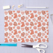 クリスマスクッキーティッシュペーパー 薄葉紙 (クラフト)