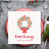 クリスマスクッキーパーティー スタンダードカクテルナプキン