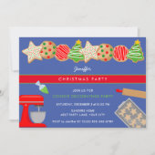 クリスマスクッキーパーティー 招待状 (正面)
