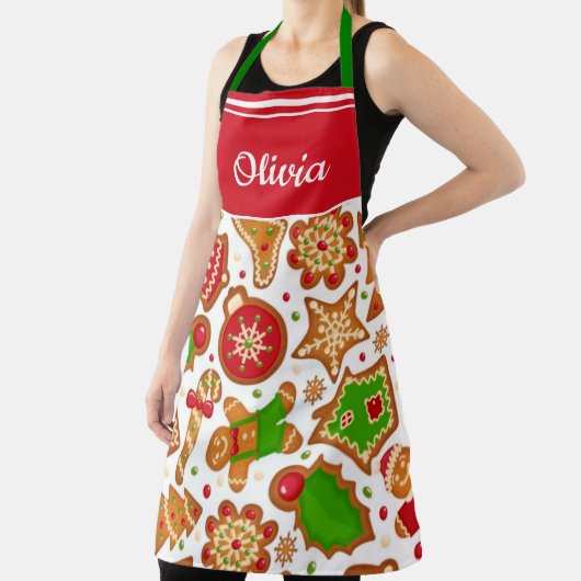 クリスマスクッキーフェスティバルホリデーベーキング エプロン (インサイチュ)
