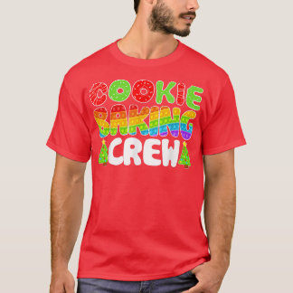 クリスマスクッキーベーキングクルーおもしろいパジャマスフィジェット Tシャツ