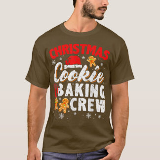 クリスマスクッキーベーキングクルークッキーベーキングチームCa Tシャツ
