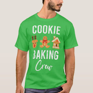 クリスマスクッキーベーキングクルーズパジャマジンジャーブレッドCh Tシャツ