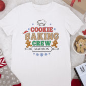クリスマスクッキーベーキングクルーベーキングチーム Tシャツ