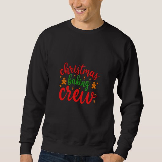 クリスマスクッキーベーキングクルー スウェットシャツ (正面)