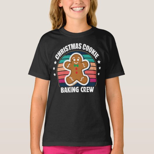 クリスマスクッキーベーキングクルー Tシャツ (正面)