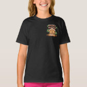 クリスマスクッキーベーキングジンジャーブレッドハウス –  Tシャツ (正面)