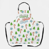 クリスマスクッキーベーキングスピリタスブライト エプロン (正面)