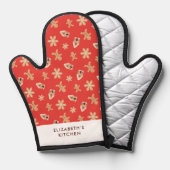 クリスマスクッキーベーキングホリデーカスタムフェスティバル 鍋つかみ (正面/裏面)