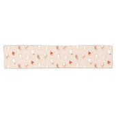 クリスマスクッキーベーキングホリデーフェスティバル冬 ショートテーブルランナー (横)