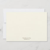 クリスマスクッキーホリデーパーティ招待状 招待状 (裏面)