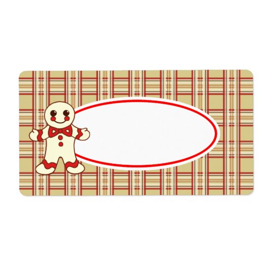 クリスマスクッキーラベル ラベル (正面)