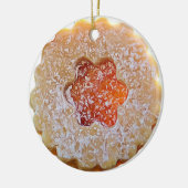 クリスマスクッキーリアルなフードクリスマス セラミックオーナメント (左)