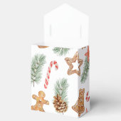 クリスマスクッキーリースベビーシャワー フェイバーボックス (オープン)