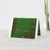 クリスマスクッキーレシピグリーティングカード カード (裏面)