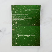 クリスマスクッキーレシピグリーティングカード カード (内部)