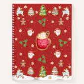 クリスマスクッキーレシピ本 ノートブック (正面)