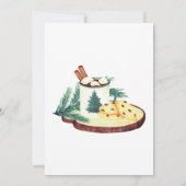 クリスマスクッキー交換ウィンターパーティー 招待状 (裏面)