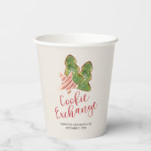 クリスマスクッキー交換ウォーターカラークッキー 紙コップ (裏面)