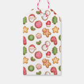 クリスマスクッキー交換カスタムラベル ギフトタグ (裏面)