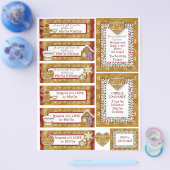 クリスマスクッキー交換ギフトラベル パーソナライズされた チラシ (シングル)