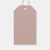 クリスマスクッキー交換ジンジャーブレッド ギフトタグ (裏面)