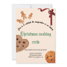 クリスマスクッキー交換スワップレッドベーキングチーム