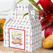 クリスマスクッキー交換パーソナライズされたボックス フェイバーボックス