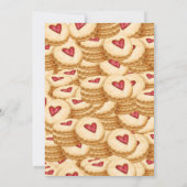 クリスマスクッキー交換パーティの招待状 招待状 (裏面)