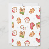 クリスマスクッキー交換パーティーイベント 招待状 (裏面)