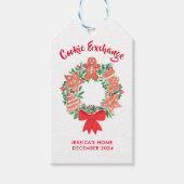 クリスマスクッキー交換パーティー ギフトタグ (正面)