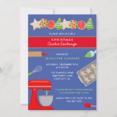 クリスマスクッキー交換パーティー 招待状 (正面)