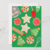 クリスマスクッキー交換パーティー 招待状 (裏面)